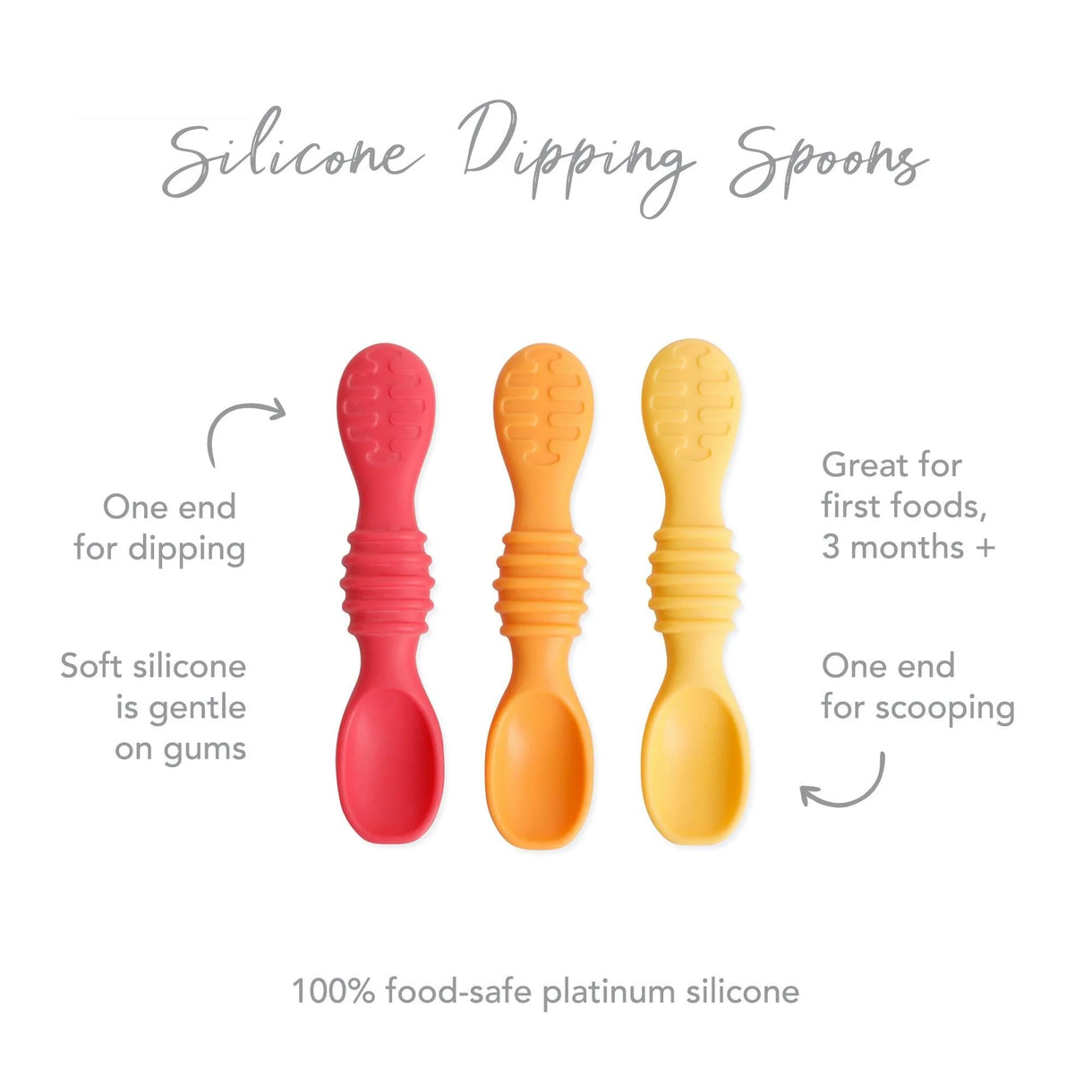 Bumkins Silicone Dipping Spoons