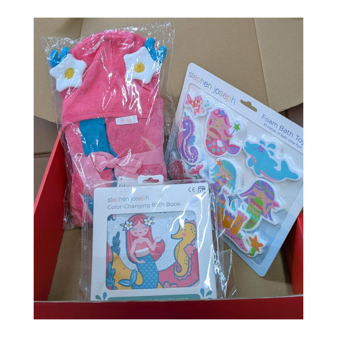 Hooded Mermaid Bath Set