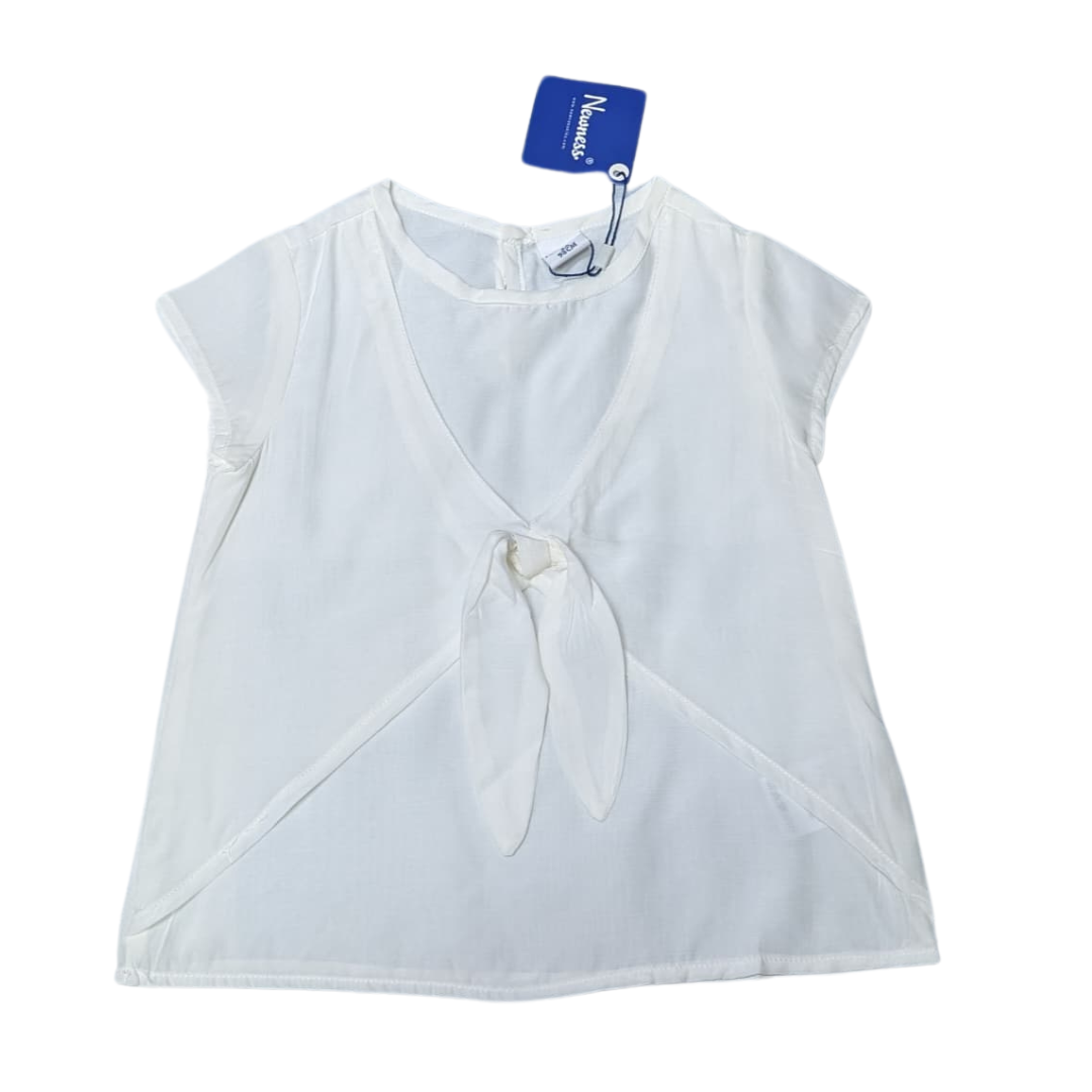 Newness Faux Wrap Top MM59