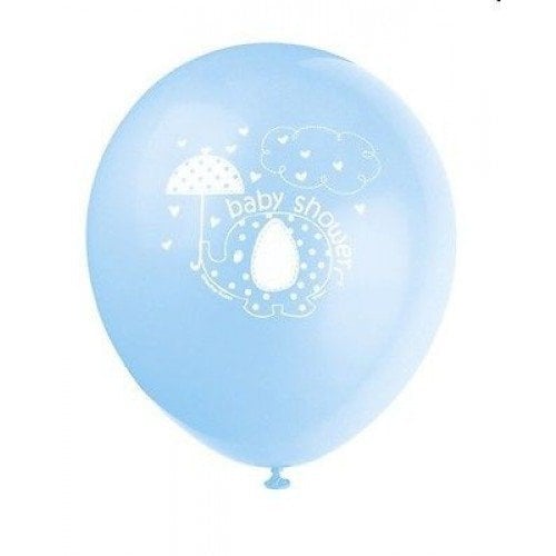 Baby Shower Umbrellaphant Latex Balloons