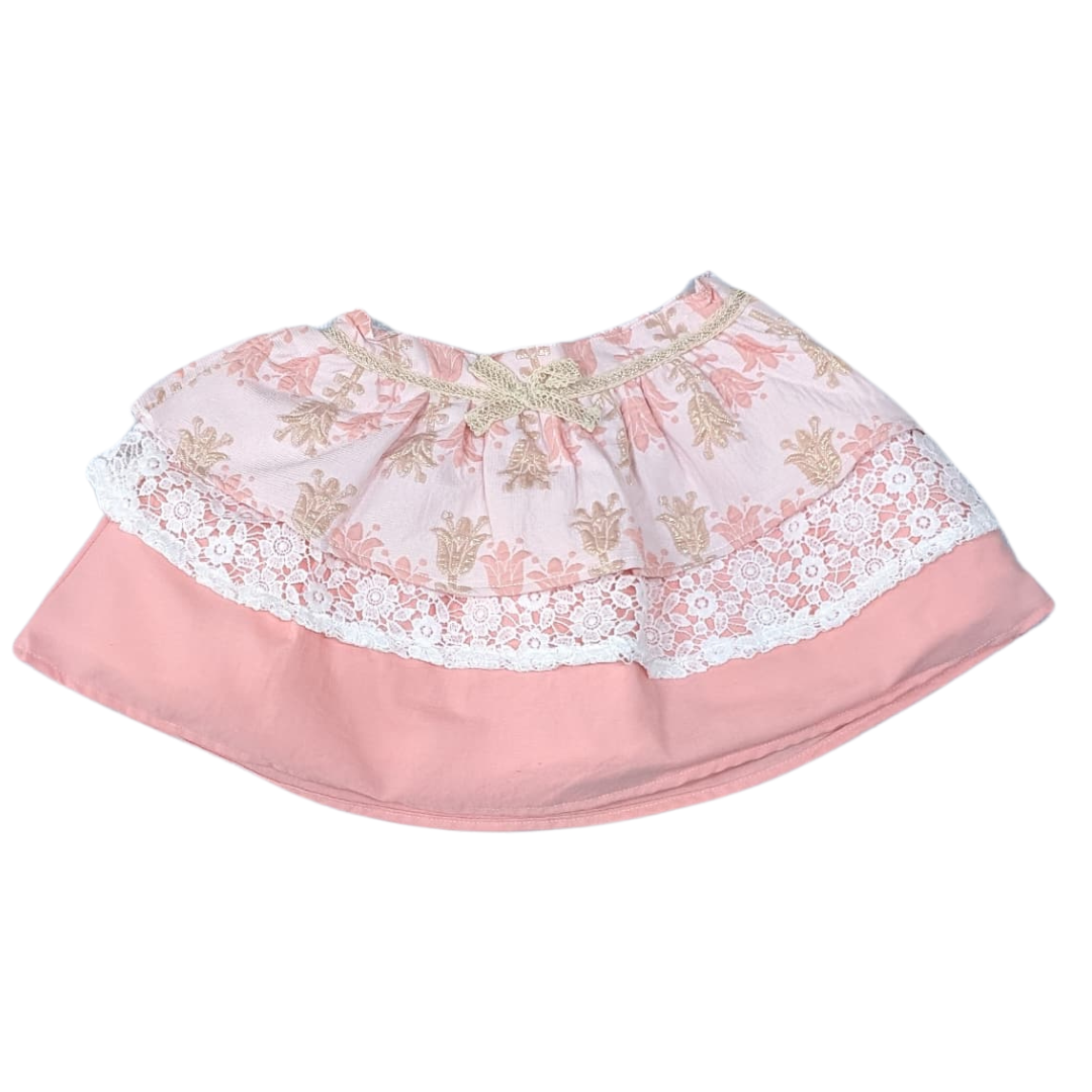 Newness Ruffle Patch Top and Skirt MM42/MM43