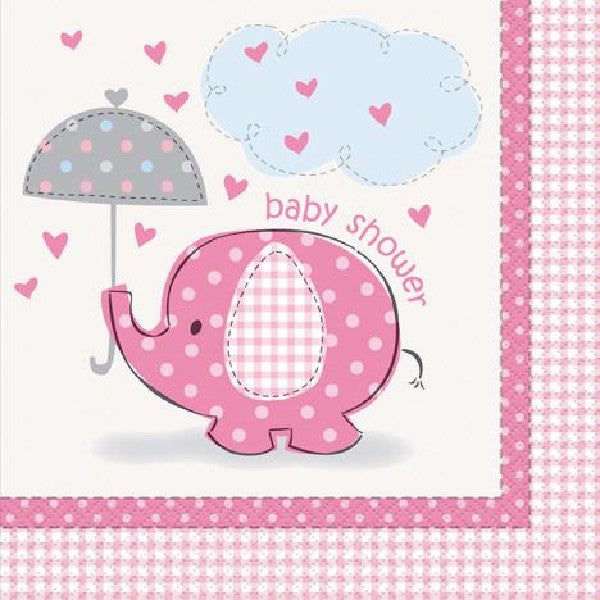 Baby Shower Umbrellaphant Napkins
