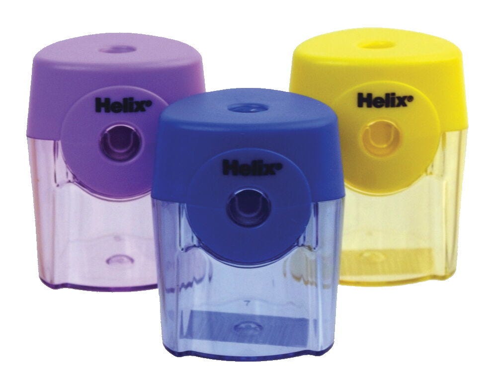Helix Plastic Pencil Sharpener