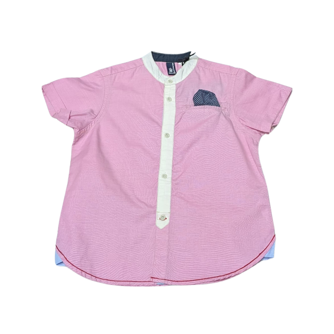 Soul Star Faux Pocket Square Shirts MM11