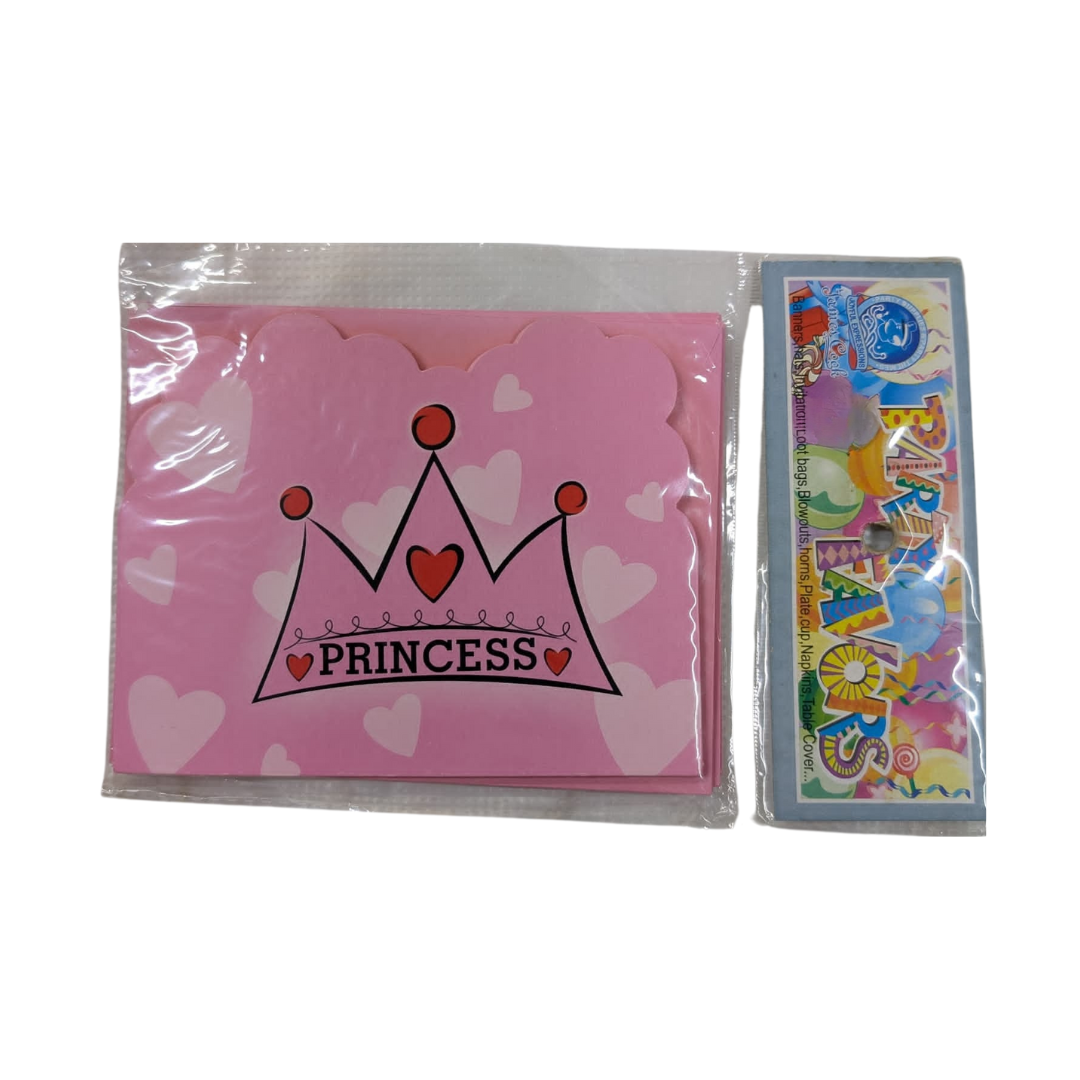 Princess Party Invitations