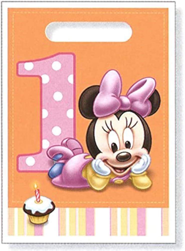 Minnie Mouse 1st Birthday Party Gift Bags