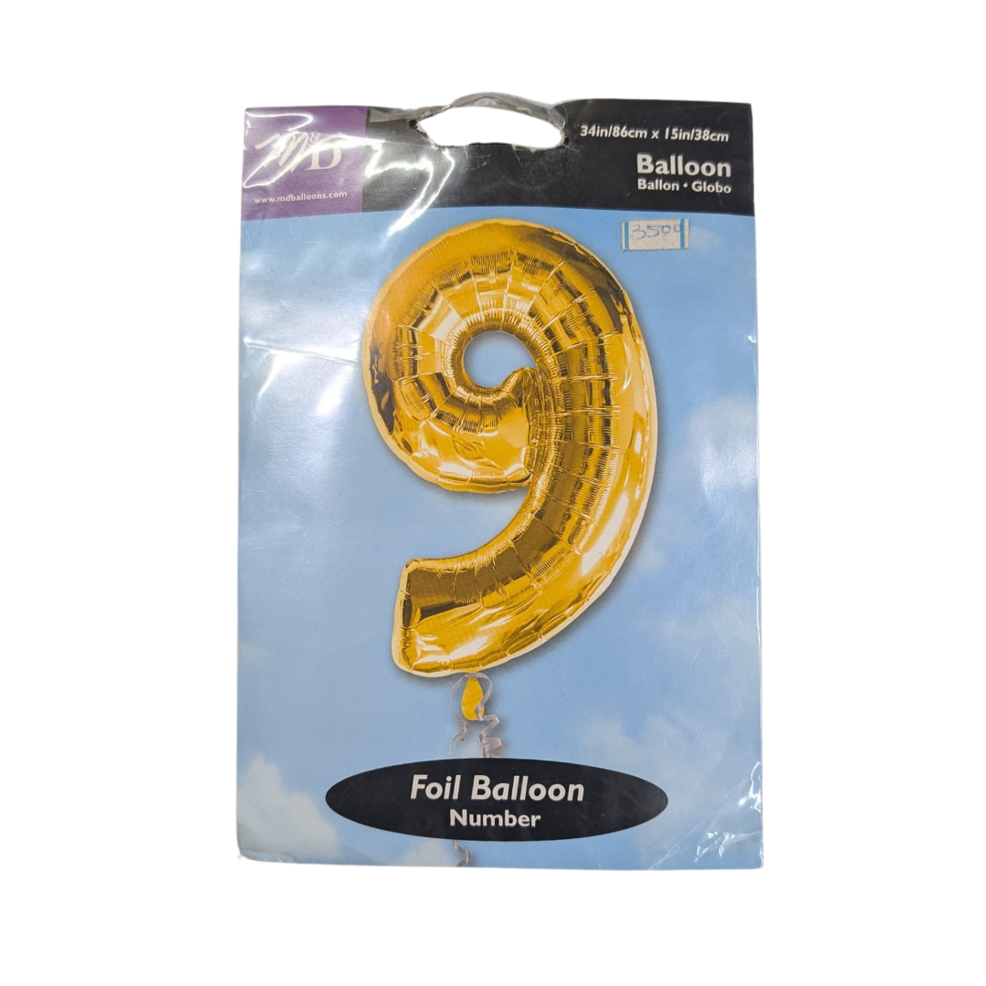 Giant Number Balloons