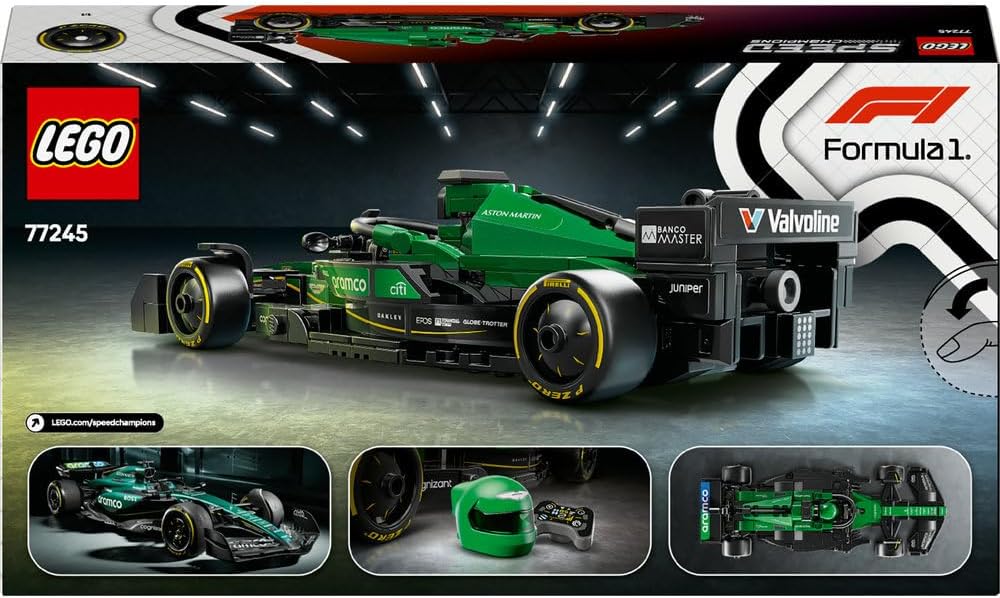 LEGO Speed Champions Aston Martin Aramco F1 AMR24 Race Car