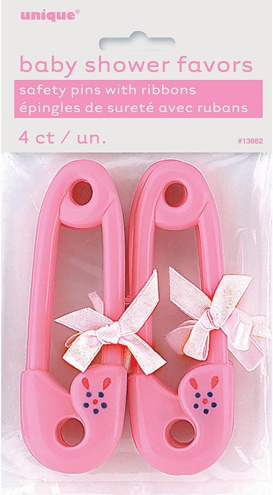 Safety Pin with Ribbon
