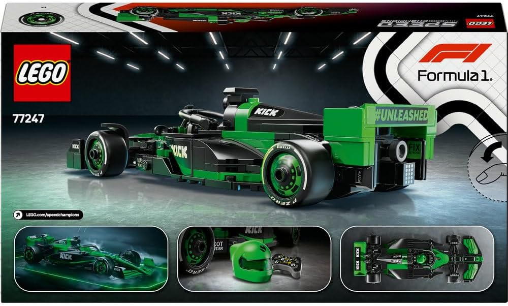 LEGO Speed Champions KICK Sauber F1 Team C44 Race Car