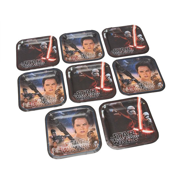 Star Wars Episode VII Party Plates