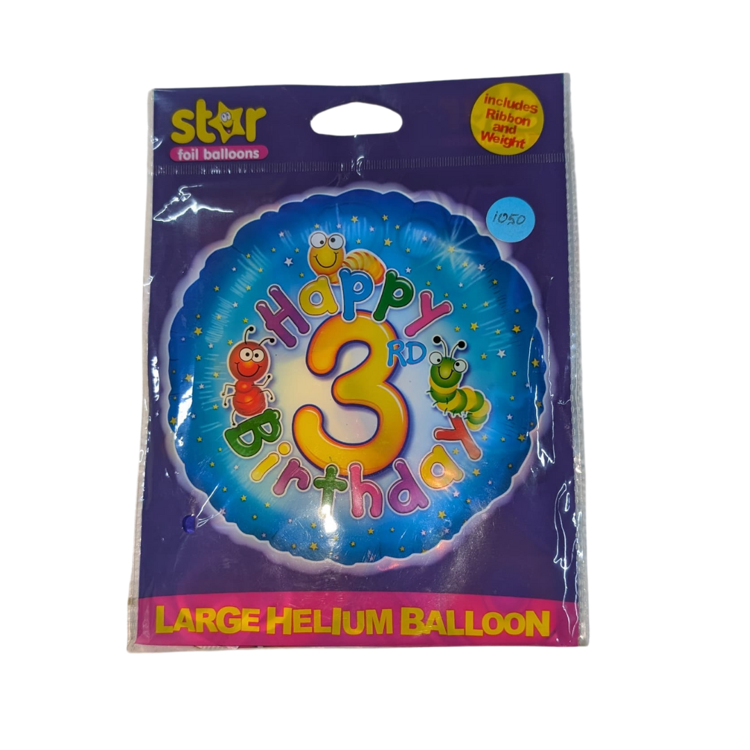 3rd Birthday Balloon