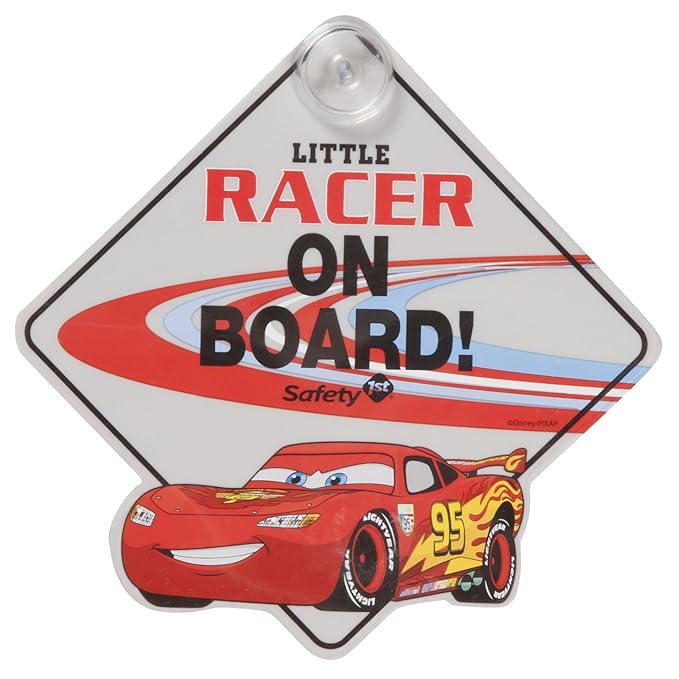 Little Race on Board Car Sign