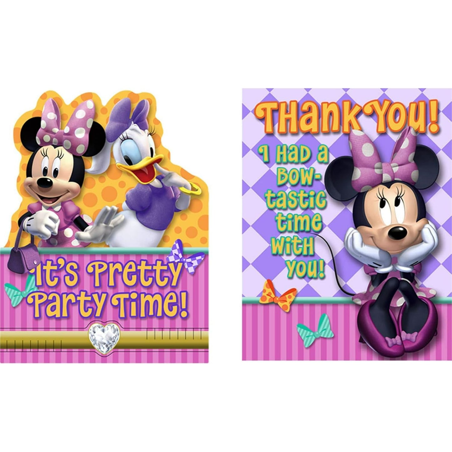 Disney Minnie Mouse Invitations & Thank You Cards
