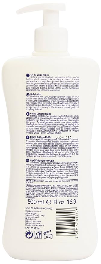 Chicco Baby Moments Body Cream