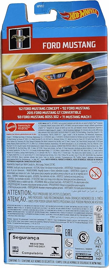 Hot Wheels Ford Mustang 5 Pack