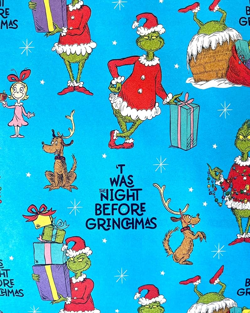 The Grinch Gift Wrap