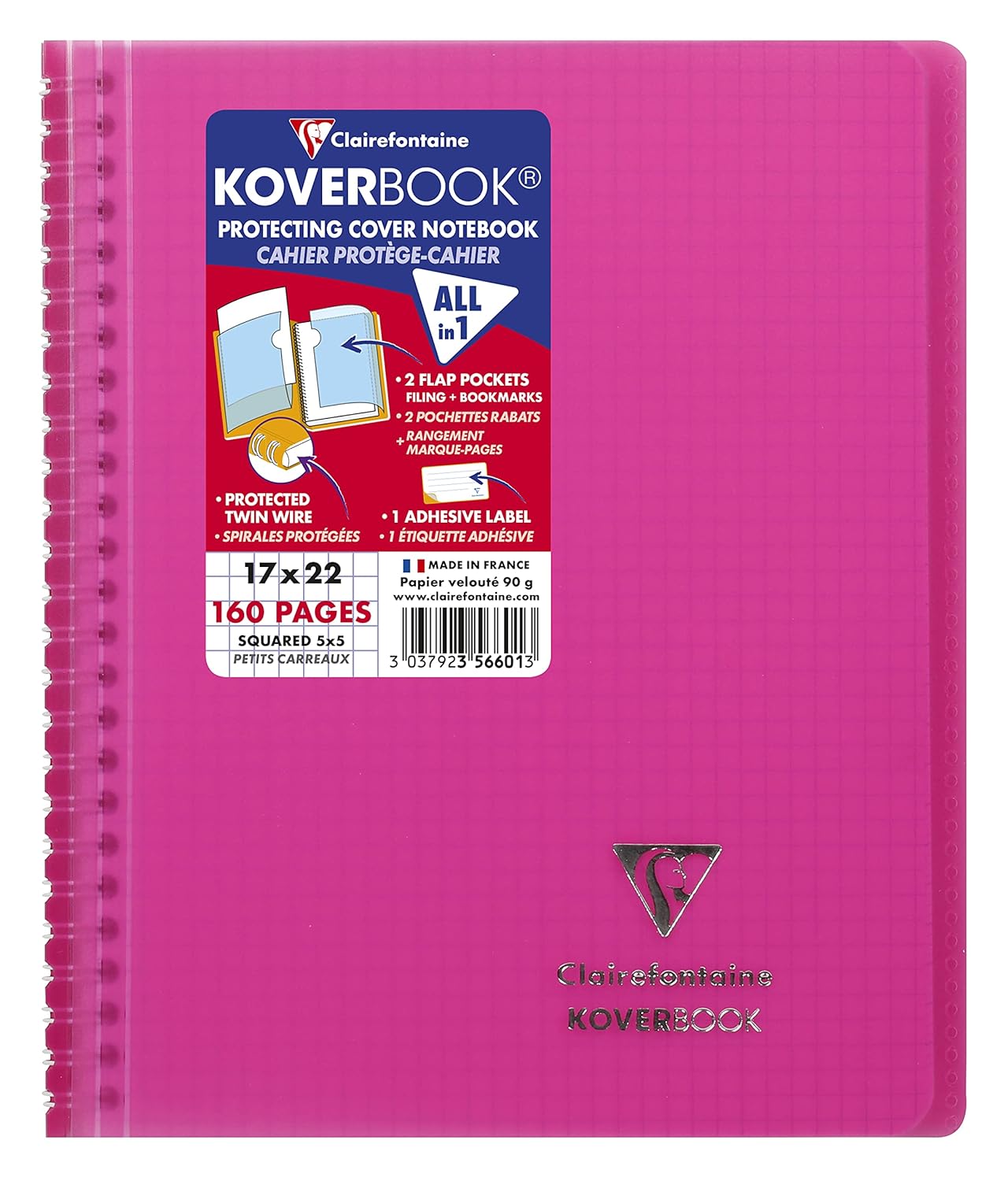 Clairfontaine Koverbook Wirebound Notebook