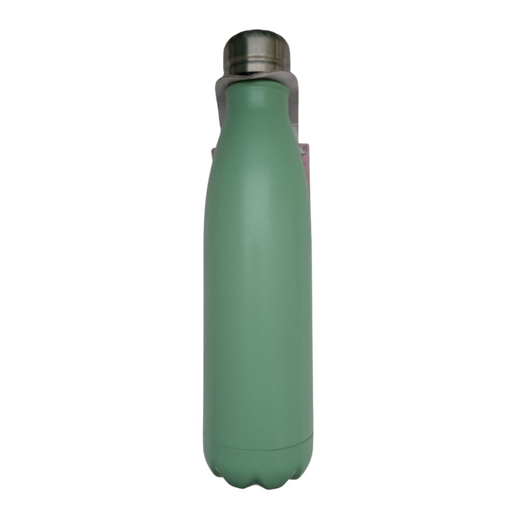 Insulated Water Bottle Silver Cap