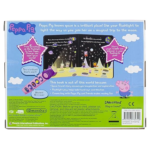 Peppa Pig's Moonlight Bright Book and Flashlight Set