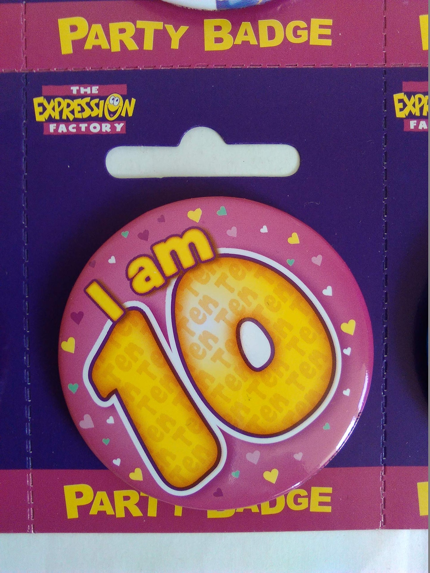 10th Birthday Badges