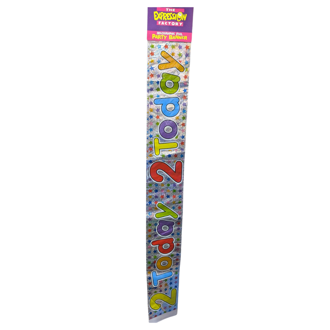 2 Today Birthday Banner