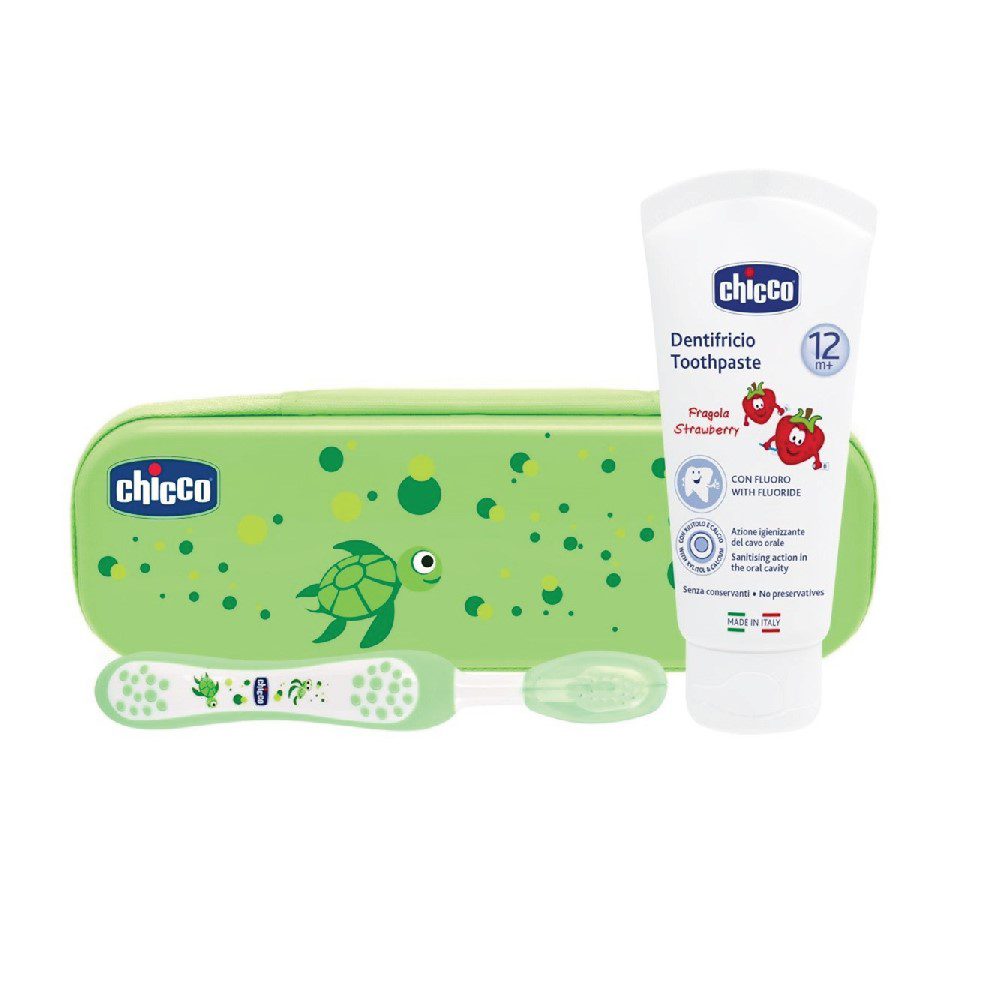 Chicco Always Smiling Toothbrush and Toothpaste Set