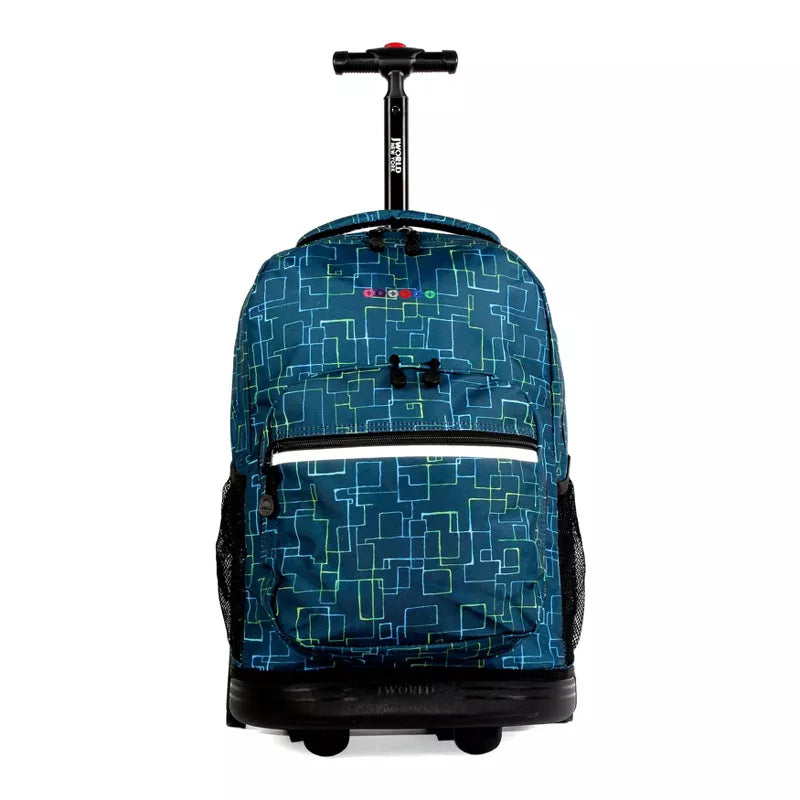 Jworld Sunrise Rolling Backpack 18"