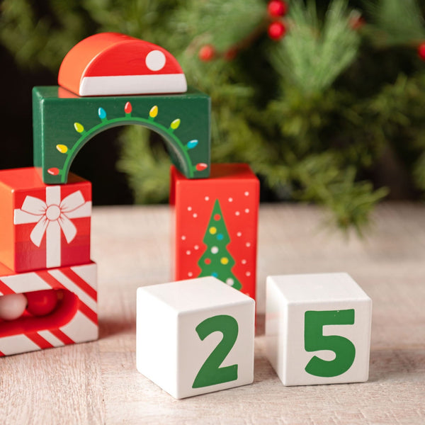 Holiday Wooden Blocks Set by Stephen Joseph