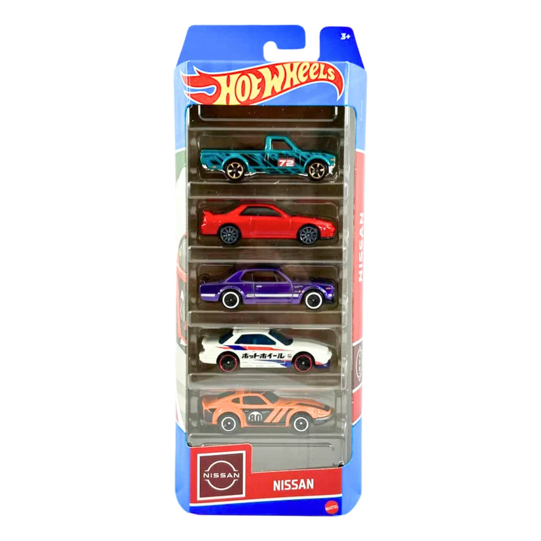 Hot Wheels Nissan 5 Pack