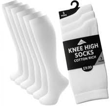 LYCRA Knee High socks cotton rich