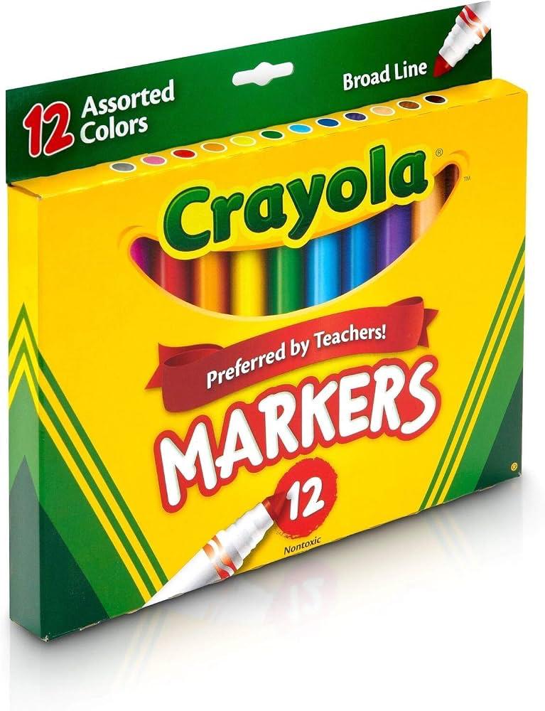 Crayola Broad Line Markers – 12 Pack