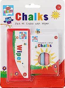 Kids Create Pack Of Chalks With Wiper