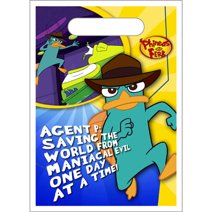 Phineas and Ferb Party Favor Bags
