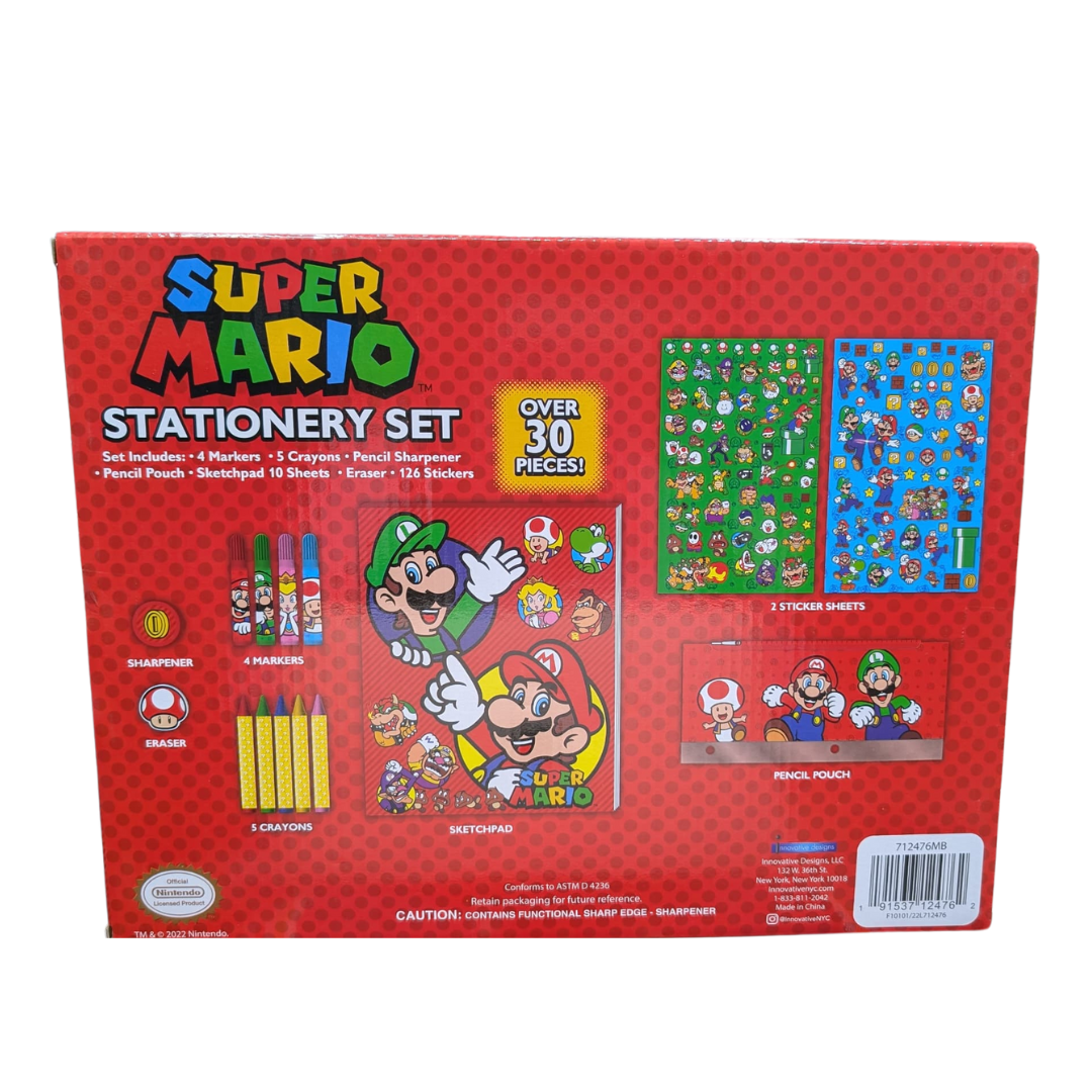 Super Mario Stationery Set
