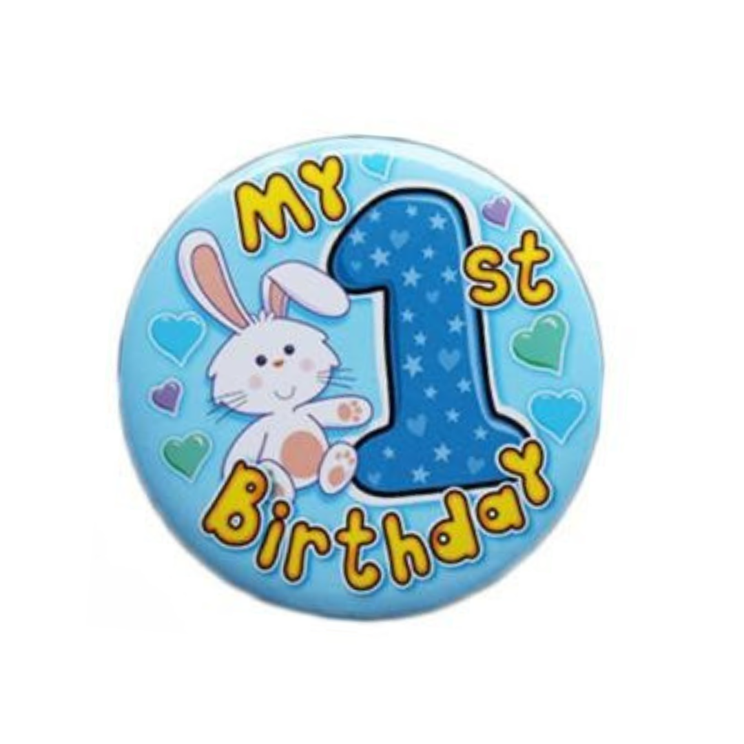 1st Birthday Badges