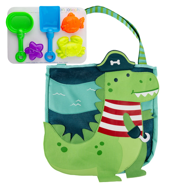Stephen Joseph Beach Totes with Sand Toy Set