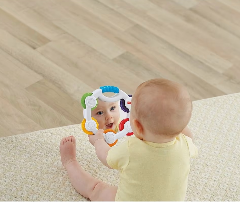 Fisher-Price Shake 'n Beats Tambourine Rattle