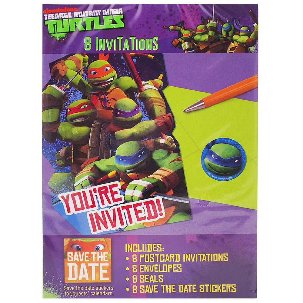 Teenage Mutant Ninja Turtles Invitations