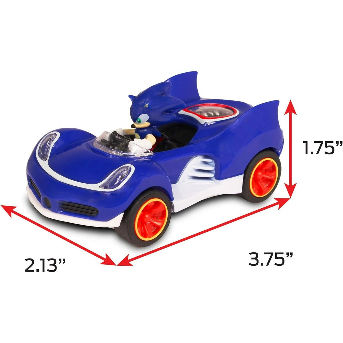 Sonic the Hedgehog All Stars Racing Transformed Pull Back Racer