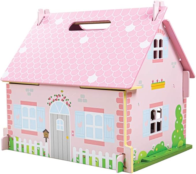 Blossom Cottage Wooden Dollhouse
