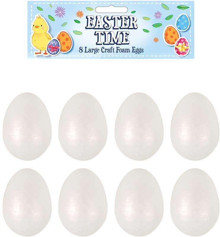 8 Large Craft Eggs