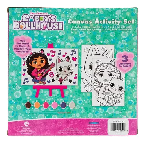 Gabby's Dollhouse Canvas Activity Set