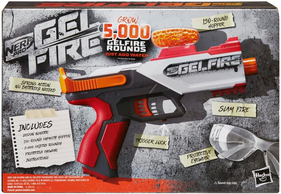 NERF Pro Gelfire Legion Spring Action Blaster