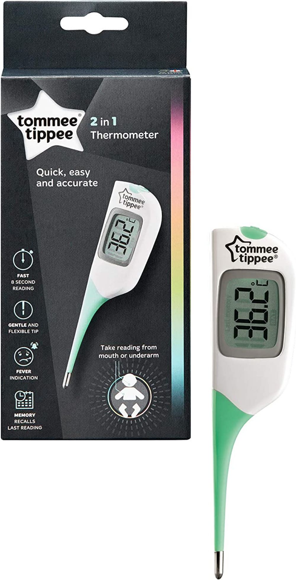 Tommee Tippee 2 in 1 Thermometer