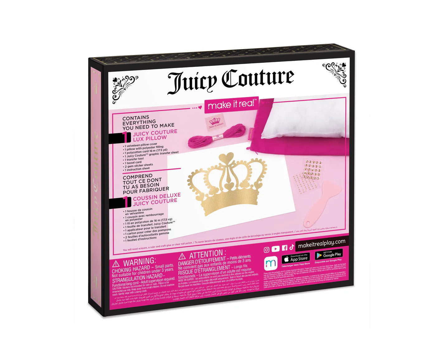 Juicy Couture DIY Lux Pillow Kit