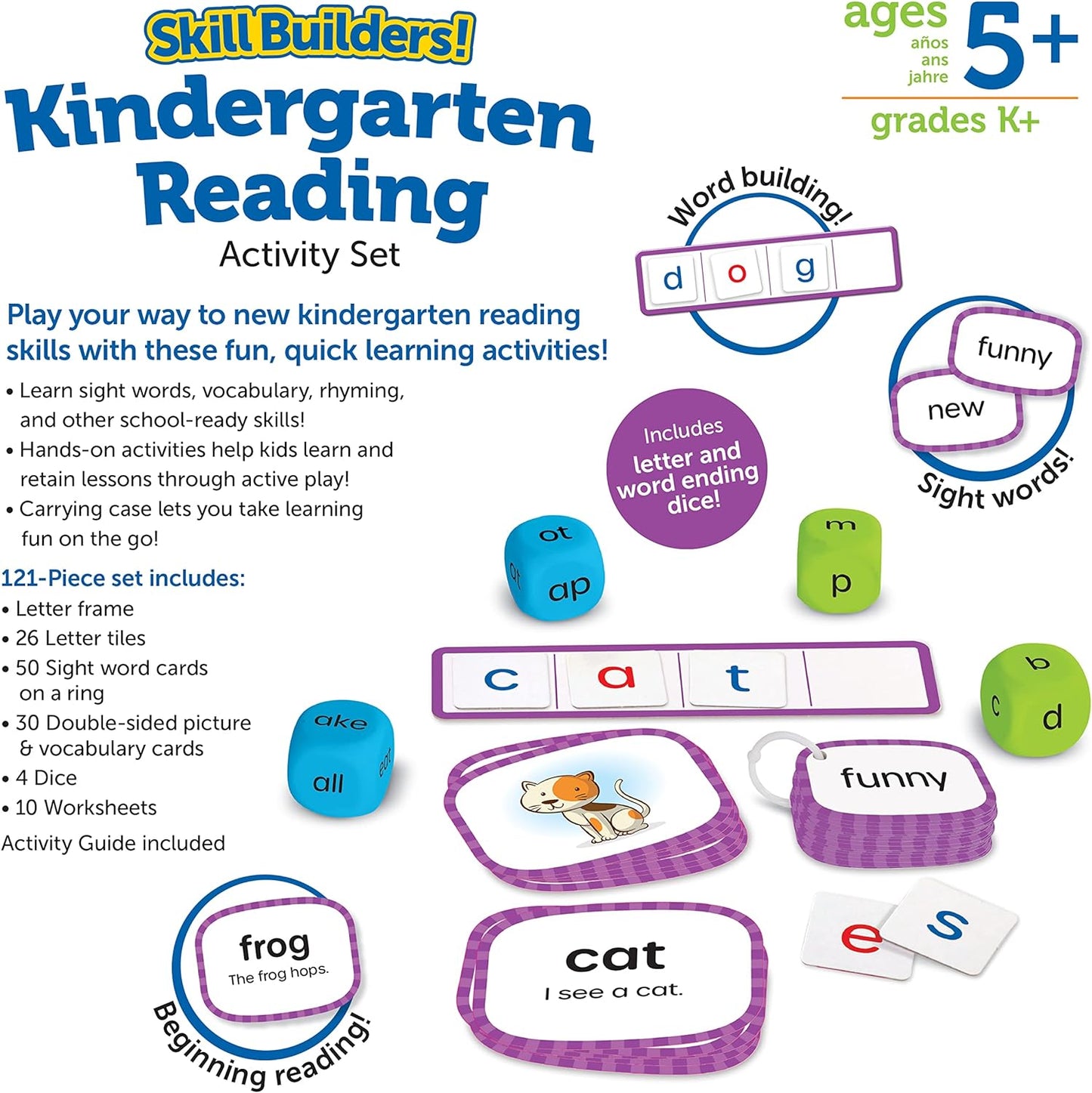 Kindergarten Reading Activity Set