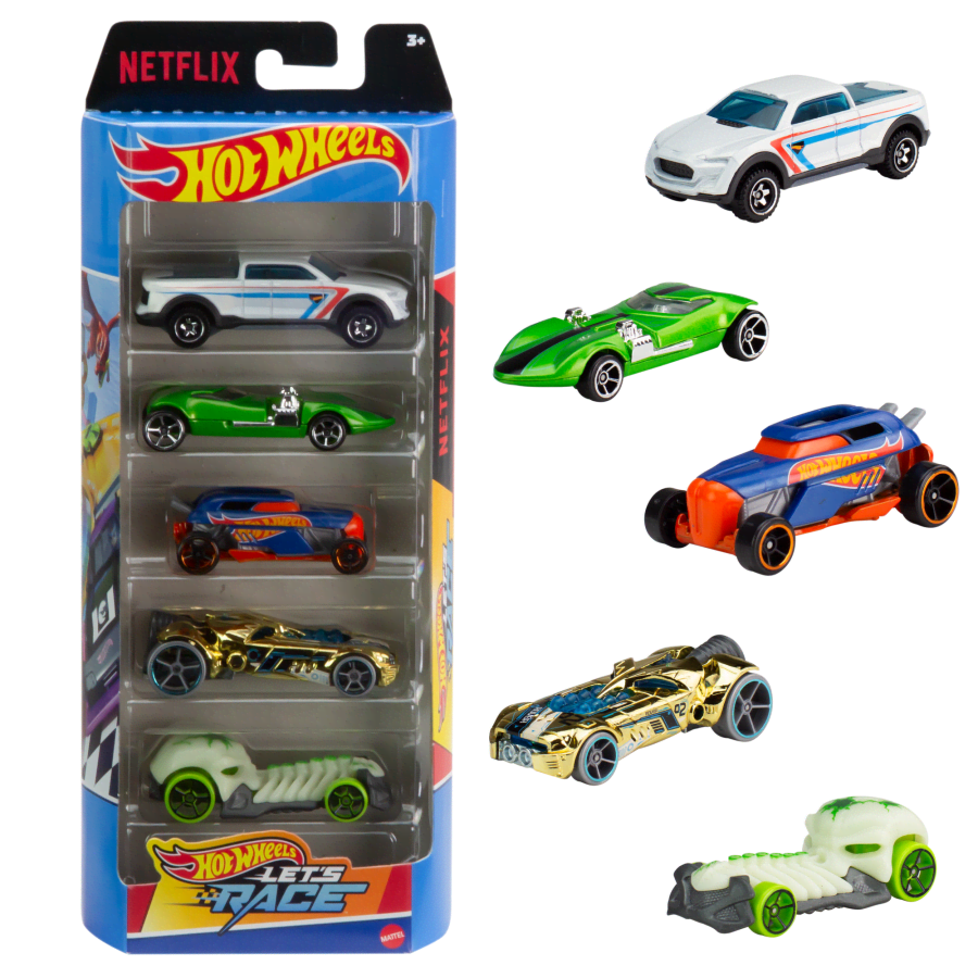 Hot Wheels Lets Race 5 Pack