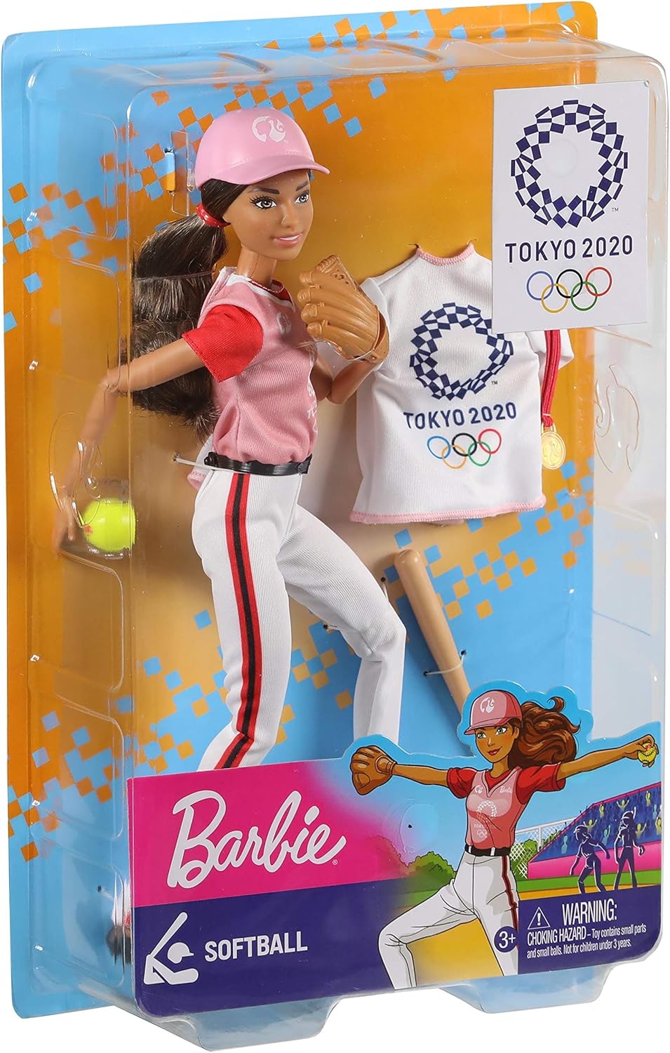 Barbie Olympic Games Tokyo 2020 Softball Doll