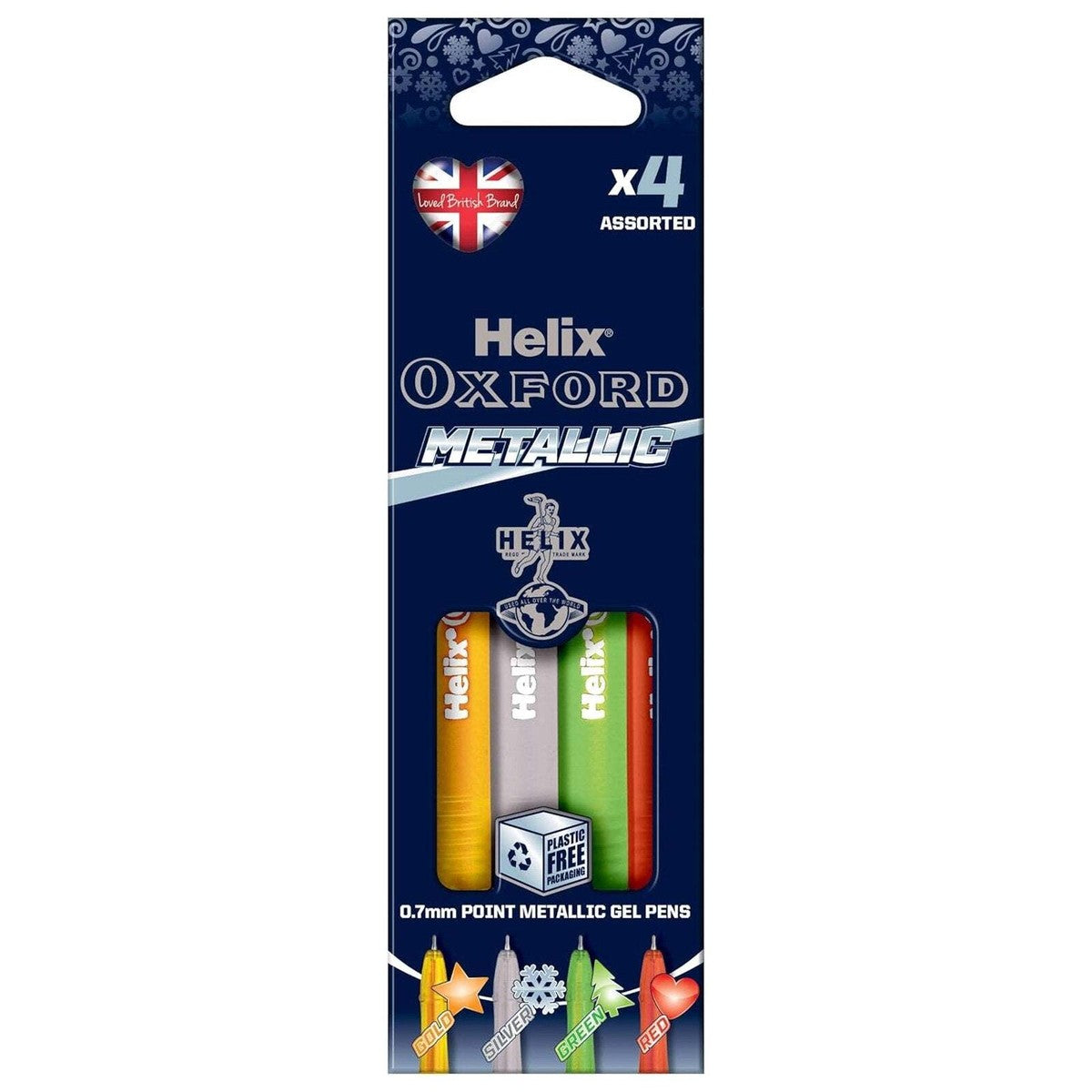 Helix Oxford Metallic Gel Pens